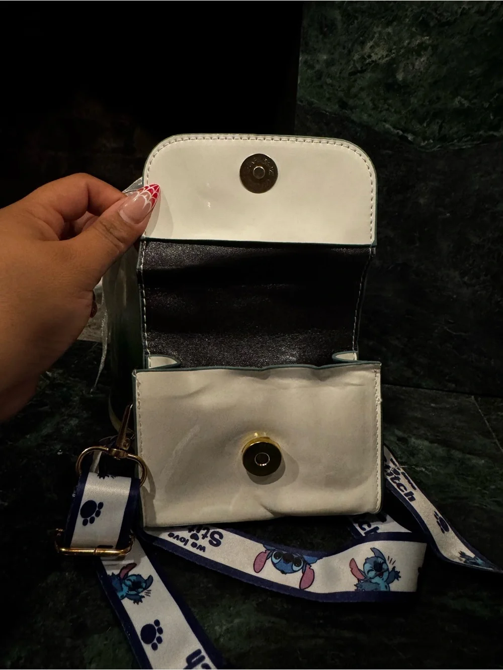 Kids Crossbody Bag with Blue Cartoon Character